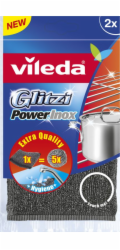 Vileda 141656 scouring pad Fabric  Stainless steel Grey  Stainless steel