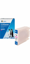 G&G  kompatibilní inkoust / inkoust s C13T04A340, NP-E-T04AXXLM-A, purpurová, 8000s