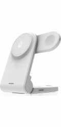Nabíječka STM ChargeTree MAG – bezdrátová mobilní nabíječka 3 v 1 s MagSafe (bílá)