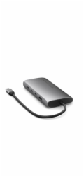 Satechi USB HUB adaptér Satechi USB-C Multiport 8K USB-C / USB-C, HDMI, 3xUSB-A 3.2 Gen 2 10 Gbps, USB-A 3.2 Gen 1 5 Gbps, SD/TF vesmírně šedá