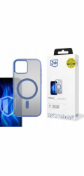 3mk ochranný kryt Frosty MagCase Blue pro Apple iPhone 12 Pro Max