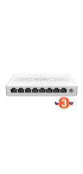 Tenda SM108 - 8x Multi-Gigabit 2.5G Ethernet Switch, 100/1000/2500 Mb/s, 40Gb/s, fanless