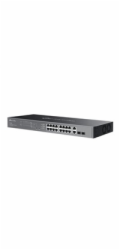 Switch TP-Link ES220GMP 2x GLan, 16x GLan s PoE+, 2x SPF combo, 250W, 19", Omáda SDN