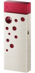 Apacer USB flash disk, USB 3.2 Gen1, 128 GB, AH15J, purpurový, AP128GAH15JR-1, USB A, prachotěsný, voděodolný