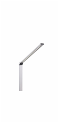 Platinet STOLNÍ LAMPA STOLNÍ LAMPA 10W, HLINÍK, BEZDRÁTOVÉ NABÍJENÍ, 3KROKOVÉ STMÍVÁNÍ, 5KROKOVÁ SADA BAREV, STŘÍBRNÁ [46023]