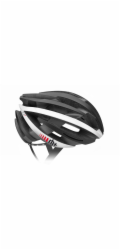 RH+ Cyklistická helma ZY Shiny Black-Bridge Matt White EHX6055 03 černo-bílá velikost L/XL (58-62)