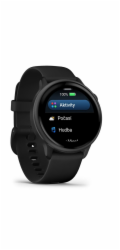 Garmin vívoactive 6 3,05 cm (1.2") AMOLED 42 mm Digitální 390 x 390 px Dotyková obrazovka Černá Wi-Fi GPS