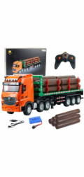 RC Huina 1:18 dálkově ovládaný nákladní vůz na přepravu dřeva
