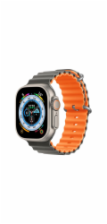 Deví řemínek Deluxe Series Sport6 Silicone Two-tone Band 40/41mm - Gray/Orange