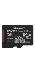 Kingston Technology Canvas Select Plus Gen3 64 GB MicroSDXC UHS-I Třída 10