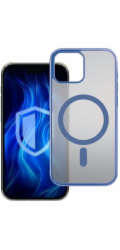 3mk ochranný kryt Frosty MagCase Blue pro Apple iPhone 17
