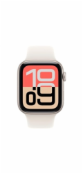 Apple Watch SE 3 GPS + Cellular 44mm Starlight Aluminium Case with Starlight Sport Band - S/M