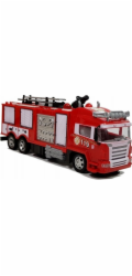 LeanToys Hasičský vůz Rádiem ovládaný Hasičský sbor R/C Červený