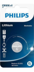 baterie PHILIPS 3  CR1616  1-pack  blist
