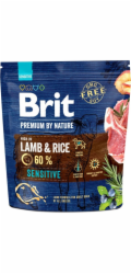 BRIT Premium by Nature Sensitive Lamb&Rice - suché krmivo pro psy - 1 kg