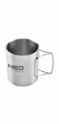 NEO TOOLS 63-150, Kempingový hrnček, 320ml, nerez