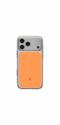 Spigen Pouzdro Ultra Hybrid T-Mag MagSafe pro Apple iPhone 17 Pro, lesklé oranžové