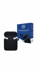 3mk ochranný kryt Silicone AirPods Case Black pro Apple AirPods Pro 3