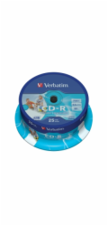 VERBATIM CD-R(25-Pack)Spindle/Printable/52x/700MB