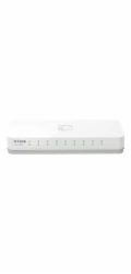 D-Link DES 1008C - Prepínac - nerízený - 8 x 10/100