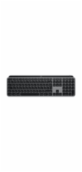 Logitech Master Series MX Keys S for Mac - Klávesnice - full size - podsvícená - bezdrátový - Bluetooth LE - QWERTY - španelská - šedá space gray