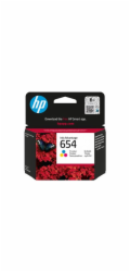 HP 654 - 5.5 ml - barva (azurová, purpurová, žlutá) - originální - Ink Advantage - závesný box - inkoustová cartridge - pro DeskJet Plus Ink Advantage 6075