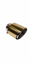 Poujoulat Typ koncovky tlumiče: 39 101 mm Vstup 67 mm Zlatý saténový