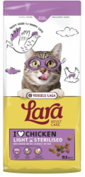 VERSELE-LAGA Lara Light & Sterilized Chicken - suché krmivo pro kočky - 12,5kg