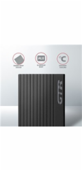 BAZAR - AXAGON EEM2-GTR, USB-C 3.2 Gen 2 - M.2 NVMe SSD kovový THIN RIB box - Po opravě (Náhradní krabice)