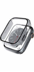 Crong Pouzdro na hybridní hodinky - Pouzdro se sklem pro Apple Watch 40mm (průhledné)