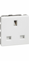 Legrand Zásuvka M45: 2M 2P+Z, anglická, TYP 13, 077505
