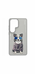 Nimmy Pouzdro Nimmy Glasses Cool Dog pro Samsung Galaxy S26 Ultra šedé