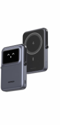 Ugreen UNO 10000 mAh powerbanka s bezdrátovým nabíjením, černá
