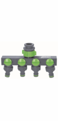 Valvex Rozdělovač vody pro zahradní kohoutek RIBIMEX, 3/4 a 1, 3/4 a 1/2”