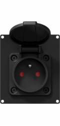 Caymon Modul CASY s francouzskou zásuvkou IP54 CAYMON CASY285FI/B
