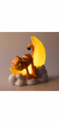 Hurt-net Garfield - LED noční lampička pro děti (22 x 20 cm)