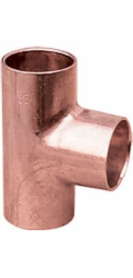 Viega Redukční T-kus 42 x 22 x 42 mm pájený (111595)