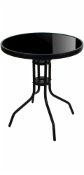 Leobert Kulatý stůl ISLAND 60 cm - černá deska