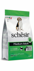 Schesir Original, suché krmivo pro psy, jehněčí, 3 kg, sáček, pro dospělé středně velké plemeny