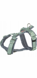 Trixie Premium Trekking Postroj pro psy, šalvějový/grafitový, M: 53–64 cm/20 mm