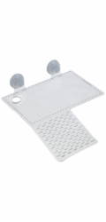 vidaXL Terra Natura Lezecká plošina pro želvy bílá akrylová 30 x 19,5 + 15 x 15,5 cm