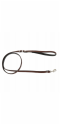 Barry King Kožené vodítko pro psy , hnědo-černé, střední délka, 20 mm/120 cm