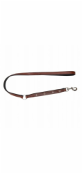 Barry King Kožená šňůrka na krk , 20 mm - 100 cm, červeno-černá