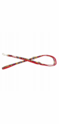 BarryKing Vodítko pro psy , vzor Picasso, nastavitelné, polypropylenový popruh, 25 mm/220 cm, červené