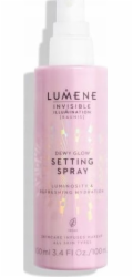 NoName LUMENE_Invisible Illumination Devy Glow fixační sprej na make-up 100ml