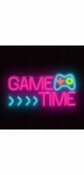 Forever Light Neon PLEXI LED GAME TIME vícebarevný FPNE34