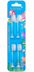 Bblv BRUSH BABY_Kidz Sonické hlavice pro sonický zubní kartáček 6+ 4 ks