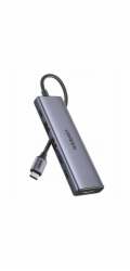 Ugreen USB HUB Hub / USB-C adaptér 6v1 UGREEN CM511 USB-C na 2x USB DisplayPort 4K 60Hz 2x USB-C PD 100W
