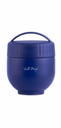 Vialli Design s nádobou a lžičkou Fuori 680 ml tmavě modrá 30305
