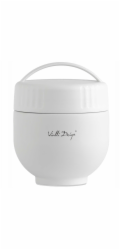 Vialli Design Termoska s nádobou a lžičkou 680 ml Fuori bílá 30282